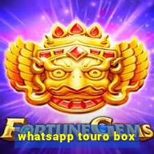 whatsapp touro box